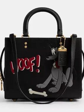 NEW Coach Disney X Coach Rogue Bag 25 CCX05 Leather Black - NWT